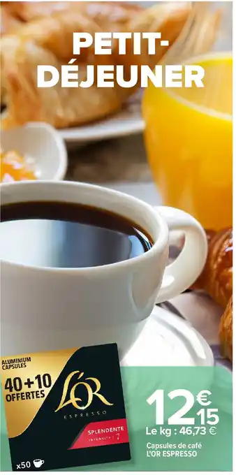 L'OR ESPRESSO Capsules de café