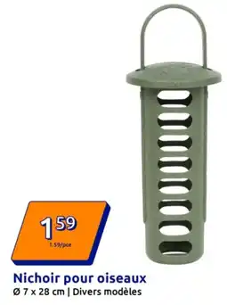 Action Nichoir pour oiseaux offre