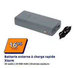 Action Batterie externe à charge rapide xtorm offre