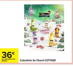 Carrefour COTTAGE Calendrier de l'Avent offre