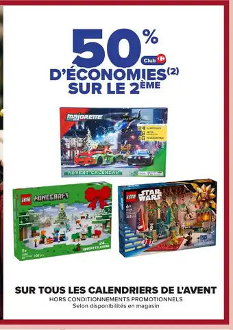 Carrefour Sur tous les calendriers de l'avent offre