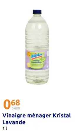 Action Vinaigre ménager kristal lavande offre