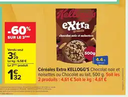 Carrefour KELLOGG'S Céréales Extra KELLOGG'S offre