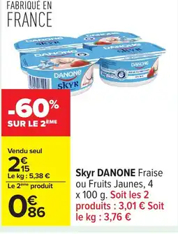 Carrefour DANONE Skyr offre