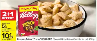 Carrefour KELLOGG'S Céréales Trésor"Promo offre