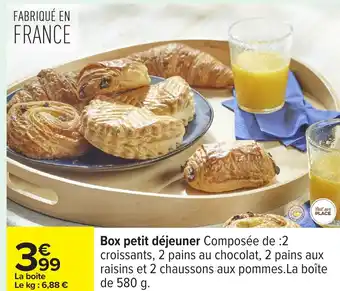 Carrefour Box petit déjeuner offre