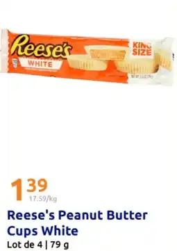 Action Reese's peanut butter cups white offre
