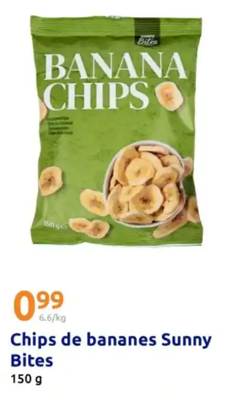 Action Chips de bananes Sunny Bites offre