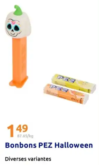 Action Bonbons pez halloween offre