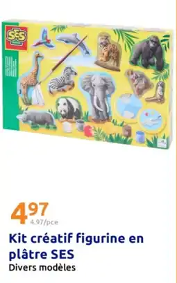 Action Kit créatif figurine en plâtre ses offre