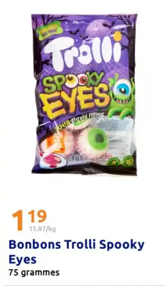 Action Bonbons trolli spooky eyes offre