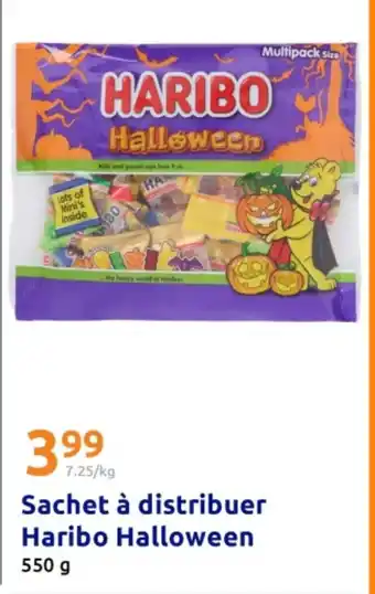 Action Sachet à distribuer haribo halloween offre