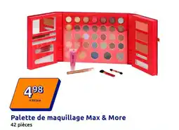 Action Palette de maquillage max & more offre