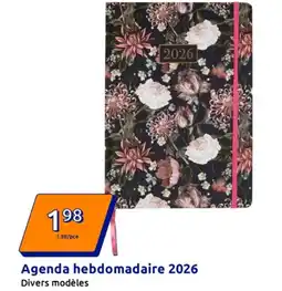 Action Agenda hebdomadaire 2026 offre