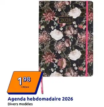 Action Agenda hebdomadaire 2026 offre