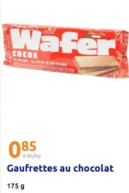 Action Gaufrettes au chocolat offre