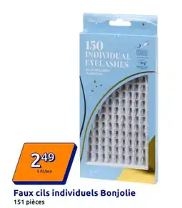 Action Faux cils individuels bonjolie offre