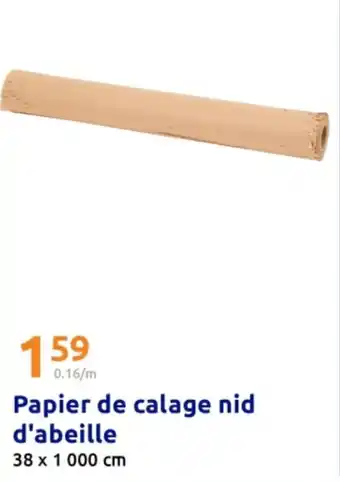 Action Papier de calage nid d'abeille offre