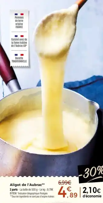 Thiriet Aligot de l'aubrac offre