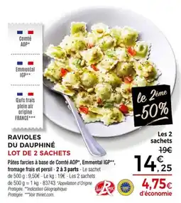 Thiriet Ravioles du dauphiné offre