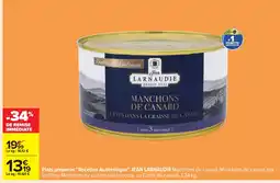 Carrefour JEAN LARNAUDIE Plats préparés Recettes Authentique offre