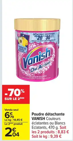 Carrefour VANISH Poudre détachante offre