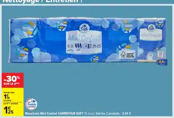 Carrefour CARREFOUR SOFT Mouchoirs Mini Confort offre