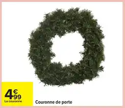 Carrefour Couronne de porte offre