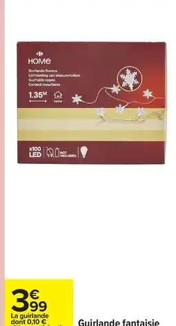 Carrefour Guirlande fantaisie offre