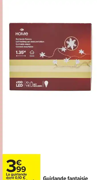 Carrefour Guirlande fantaisie offre