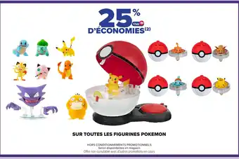 Carrefour Sur toutes les figurines pokemon offre