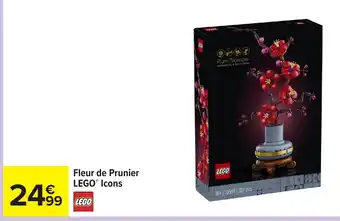 Carrefour LEGO Fleur de Prunier Icons offre