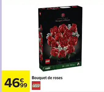 Carrefour LEGO Bouquet de roses offre