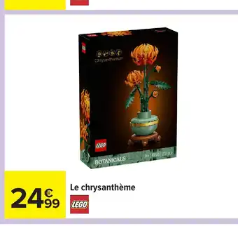 Carrefour LEGO Le chrysanthème offre