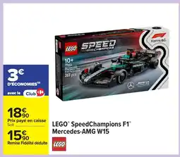 Carrefour LEGO Speed Champions F1° Mercedes-AMG W15 offre
