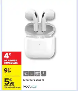 Carrefour Ecouteurs sans fil offre