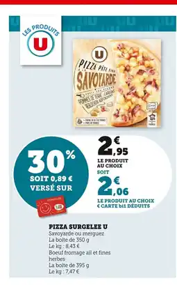 Bi1 Pizza surgelee u offre