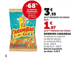 Bi1 CARAMBAR Bonbons offre