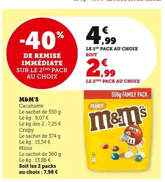Bi1 M&M'S offre