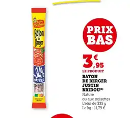 Bi1 JUSTIN BRIDOU Baton de berger offre