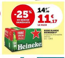 Bi1 HEINEKEN 5° Biere blonde offre