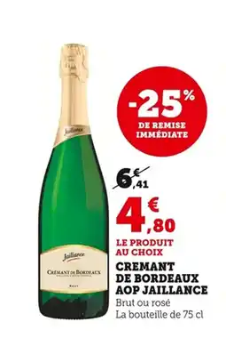Bi1 Cremant de bordeaux aop jaillance offre