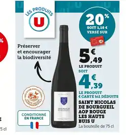 Bi1 Saint nicolas de bourgueil aop rouge les hauts buis u offre
