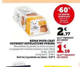 Bi1 PURINA Repas pour chat gourmet revelations offre