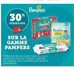 Bi1 PAMPERS Sur la gamme offre