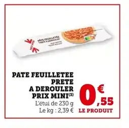 Bi1 Pate feuilletee prete a derouler prix mini offre