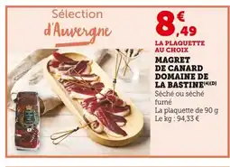 Bi1 Magret de canard domaine de la bastine offre