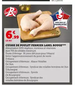 Bi1 Cuisse de poulet fermier label rouge offre