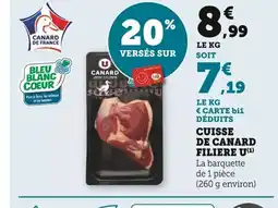 Bi1 Cuisse de canard filiere u offre
