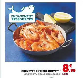 Bi1 Crevette entiere cuite offre